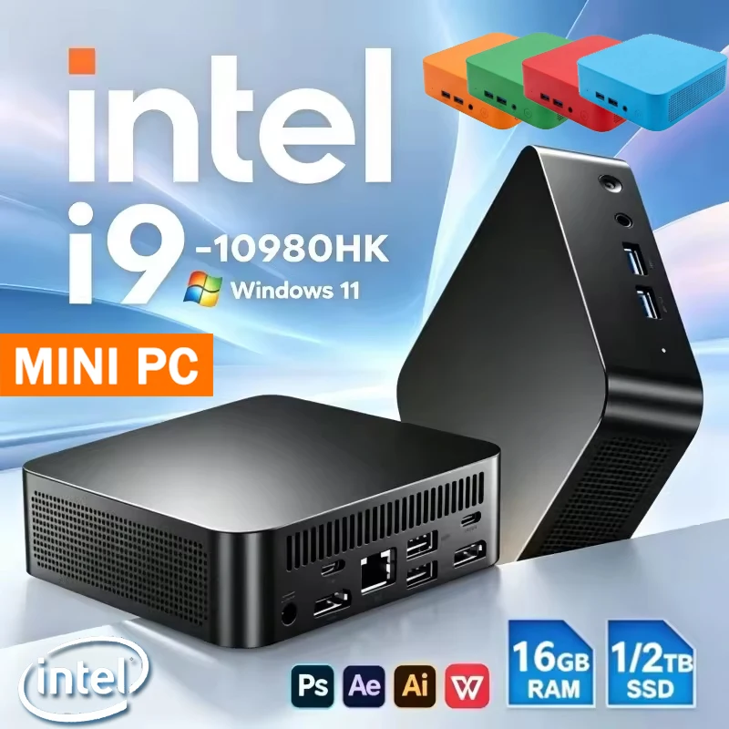Retro Gaming Mini Pc - Мини-ПК Intel i9 10980HK с двумя