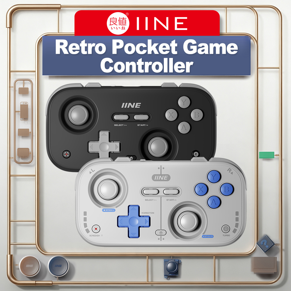 Retro Gaming Mini Pc - Мини-контроллер IINE Retro Pocket Bluetooth Gamepad