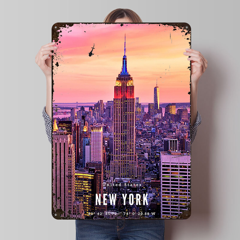 Retro Gaming York - Плакат New York City Skyline по