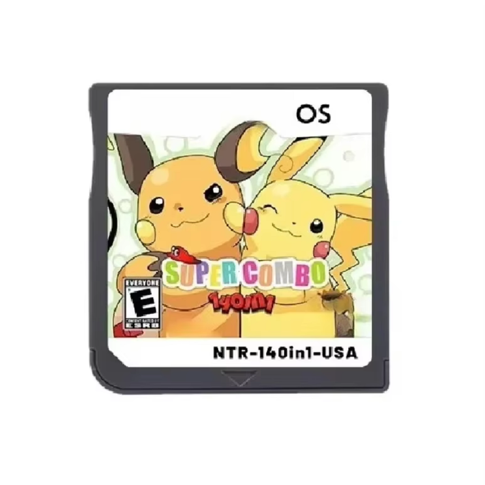 Retro Gaming Videos - Игровой картридж Pokemon 140-in-1 Super Combo