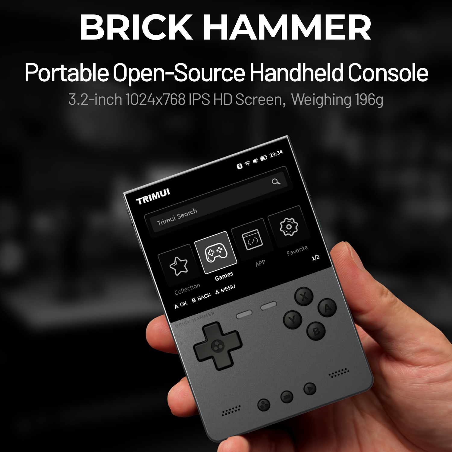 Retro Gaming Mobile - TRIMUI BRICK HAMMER Ретро портативная игровая