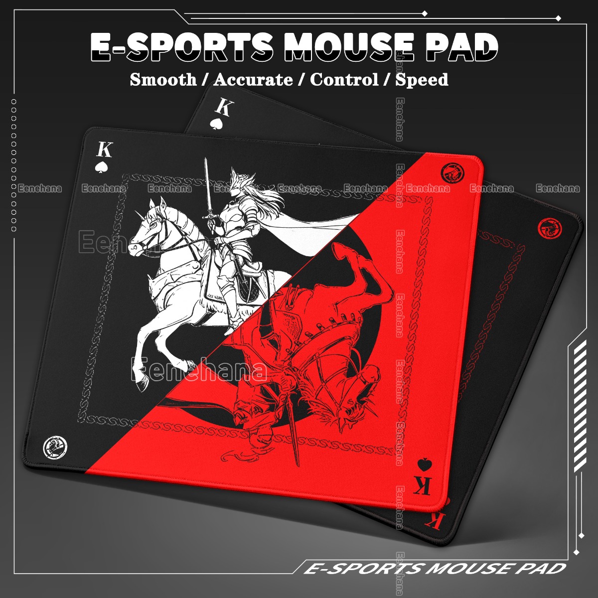 Retro Gaming Corps - Черно-красный коврик в стиле покер 40x45