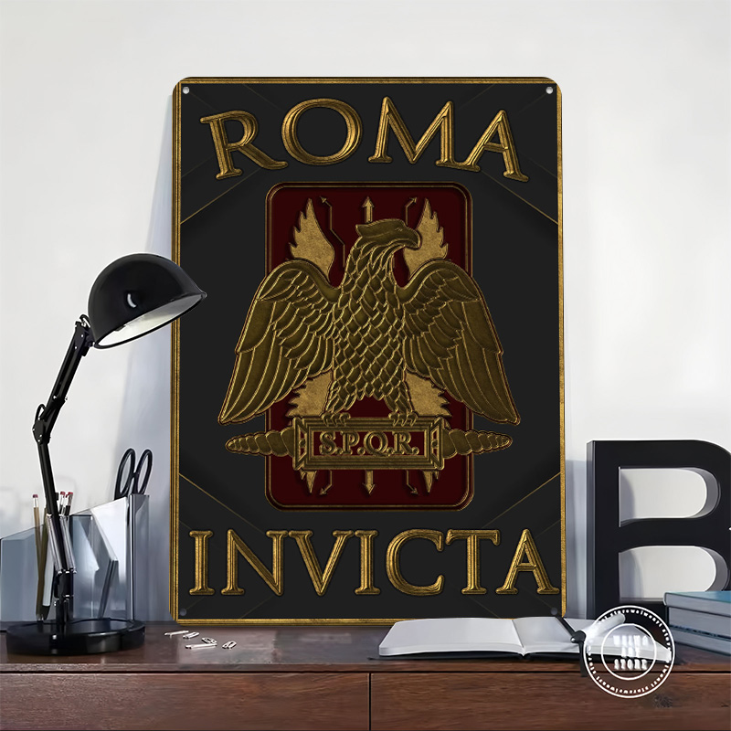 Металлическая табличка SPQR Ro – обзор и цена Retro Gaming Empire