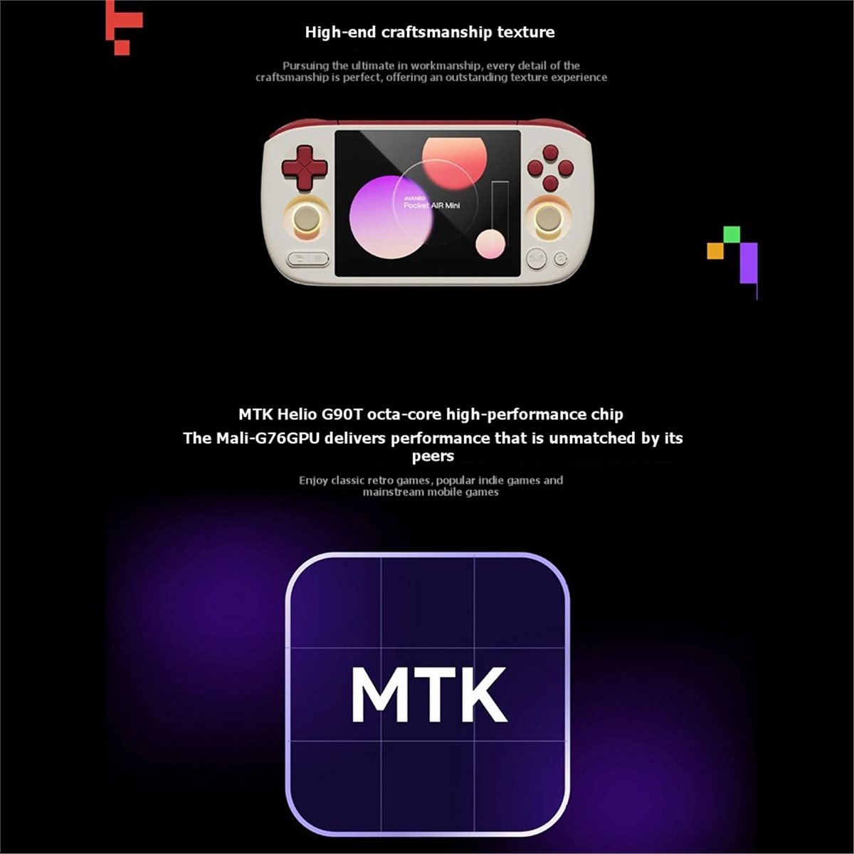 ■ ★ Новинка: Модная портативна – обзор и цена Retro Gaming Android