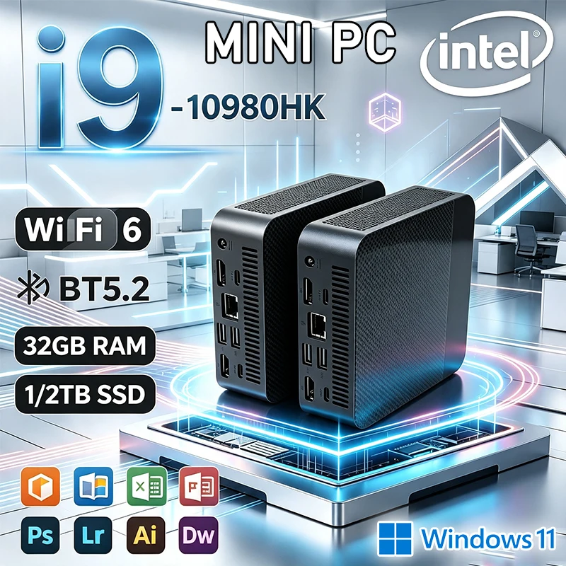 Мини-ПК 2026 с Windows 11 Pro, – обзор и цена Retro Gaming Mini Pc