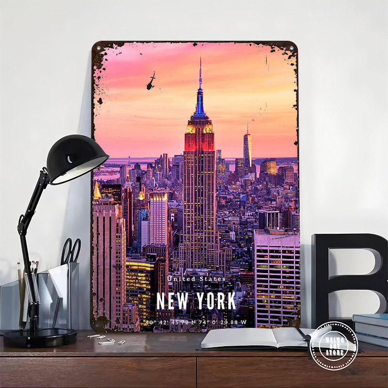 Плакат New York City Skyline п – обзор и цена Retro Gaming York