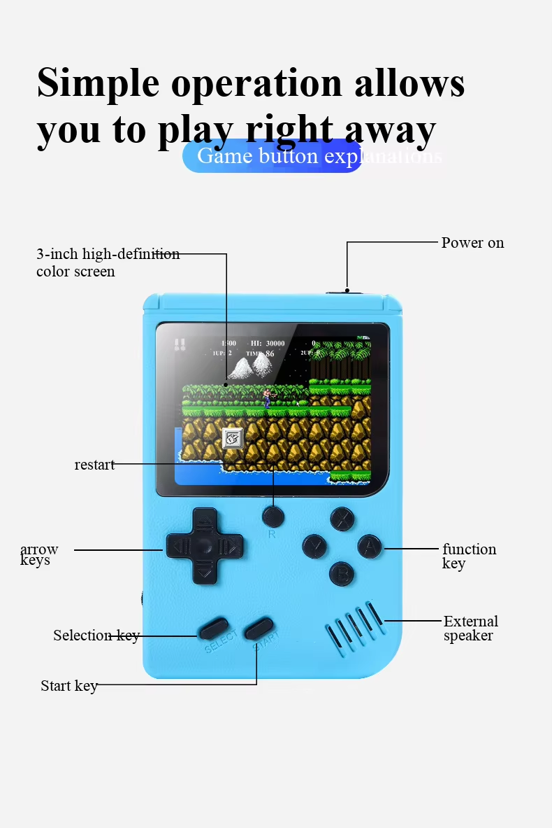 Портативная игровая консоль 40 – обзор и цена Retro Gaming Mobile
