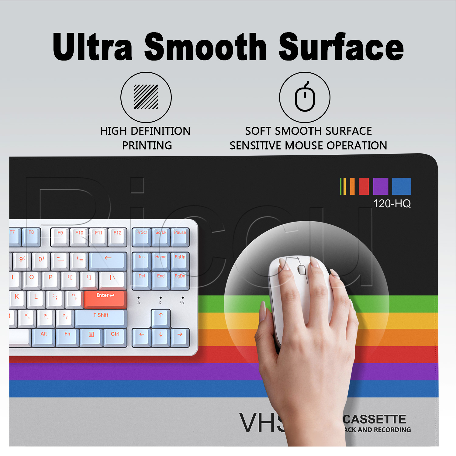 Коврик для мыши в стиле ретро  – обзор и цена Retro Gaming Keyboard And Mouse