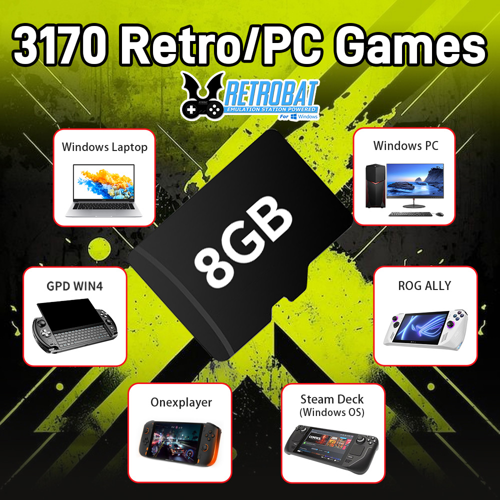 Игровая TF-карта 8 ГБ с 3170 R – обзор и цена Retro Gaming Mini Pc